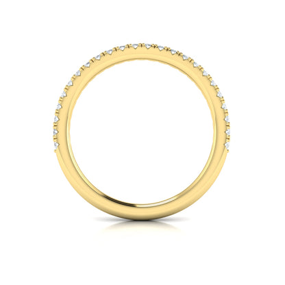 Matching Band for Corsage Halo Oval Engagement Ring