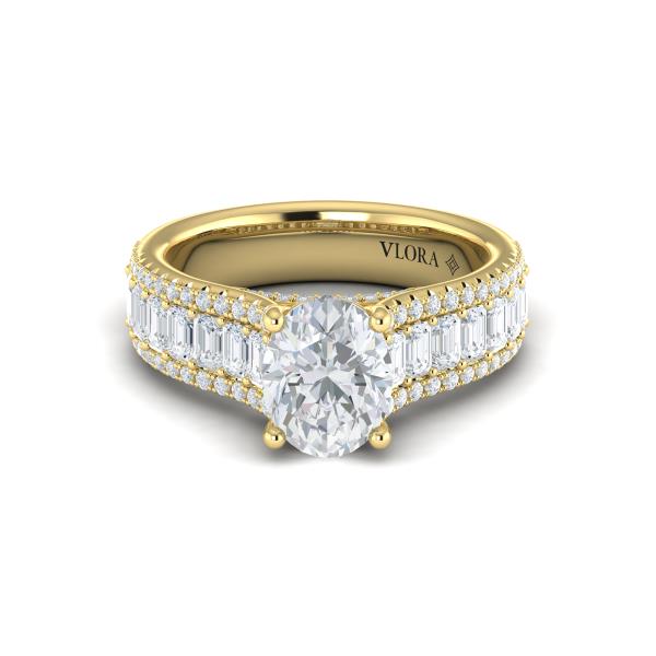 Opulence Oval Engagement Ring