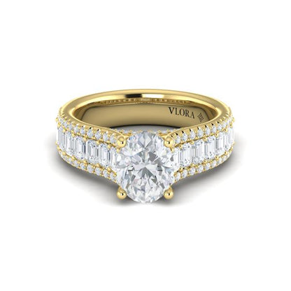 Opulence Oval Engagement Ring