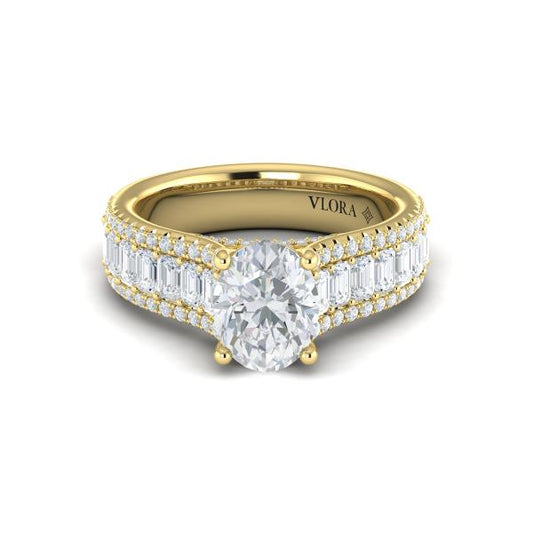 Opulence Oval Engagement Ring