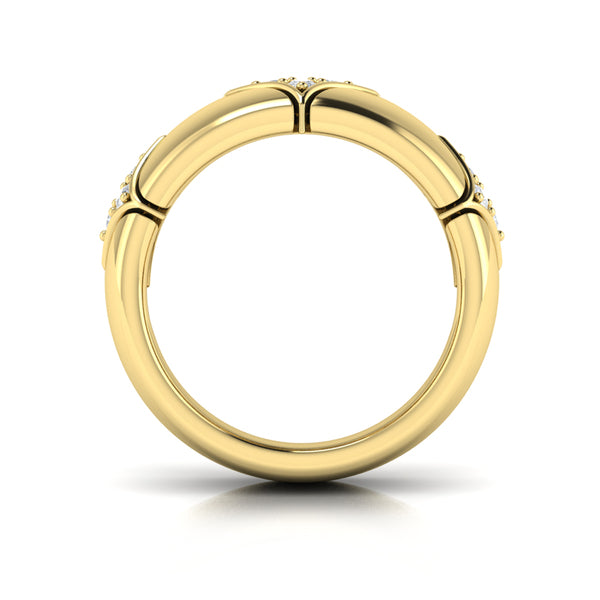 Diamond Cluster Vlora Star Ring