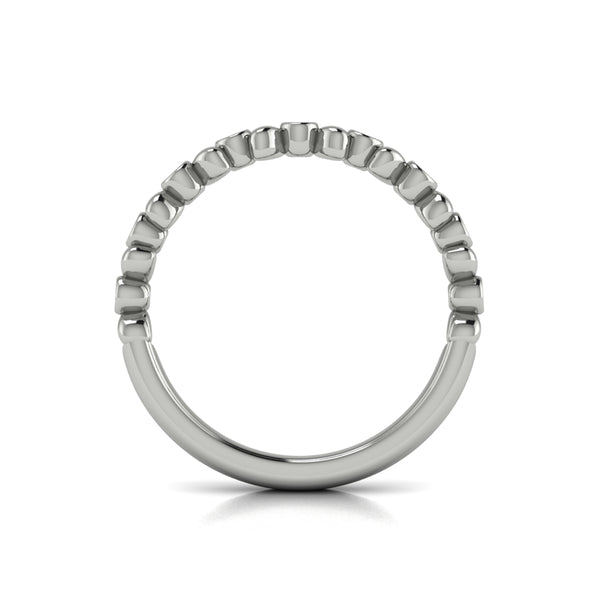 Stackable Bands Wedding Band in Platinum by Vlora Bridal