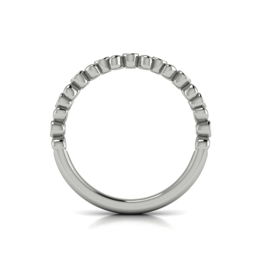 Stackable Bands Wedding Band in Platinum by Vlora Bridal