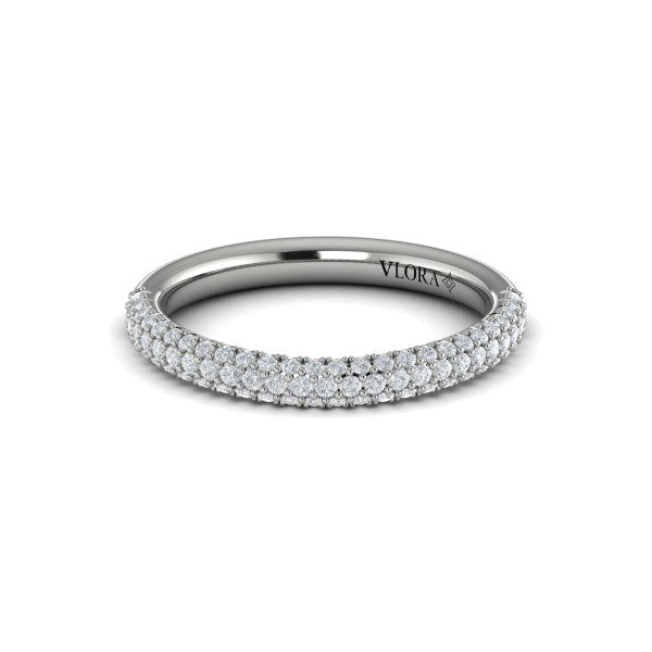 Matching Bands Wedding Band in Platinum by Vlora Bridal