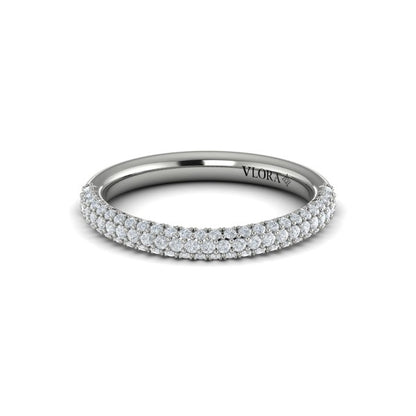 Matching Bands Wedding Band in Platinum by Vlora Bridal