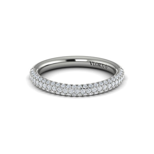 Matching Bands Wedding Band in Platinum by Vlora Bridal