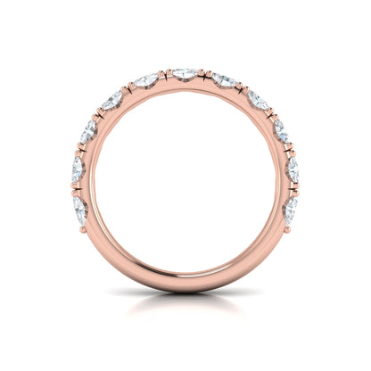Matching Band for Diamond Accented Oval Engagement Ring