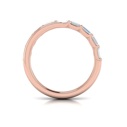 Stackable Bands Wedding Band in 14K Rose Gold by Vlora Bridal