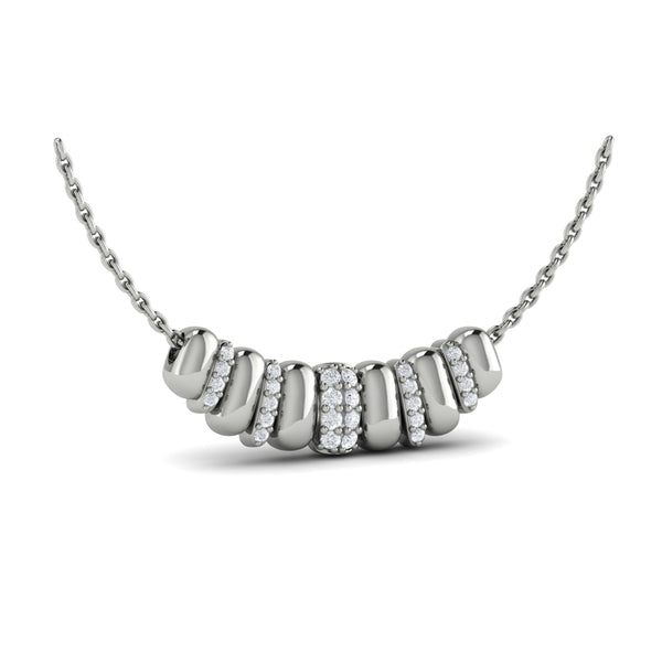 Beaded Line Necklace