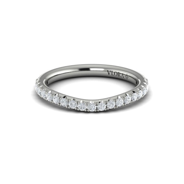 Matching Bands Wedding Band in Platinum by Vlora Bridal