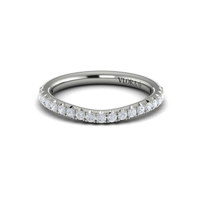 Matching Bands Wedding Band in Platinum by Vlora Bridal