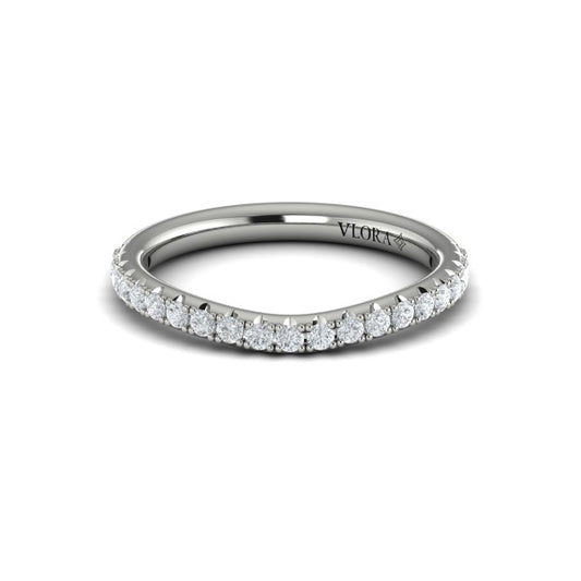 Matching Bands Wedding Band in Platinum by Vlora Bridal