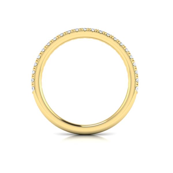 Matching Bands Wedding Band in 14K Yellow Gold by Vlora Bridal