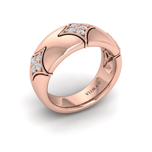 Diamond Cluster Vlora Star Ring