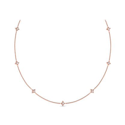 Multi Diamond Vlora Star Necklace