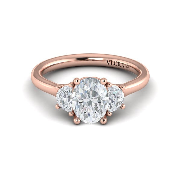 Harmony Three Stone Engagement Ring