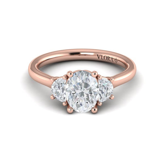 Harmony Three Stone Engagement Ring