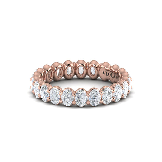 Luminous Oval Eternity Ring