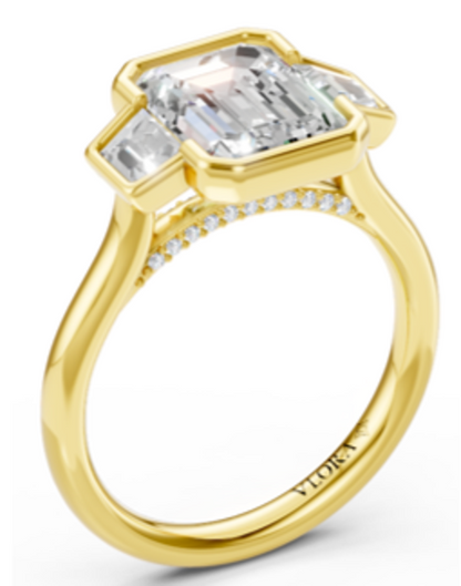Architectural Elegance Engagement Ring