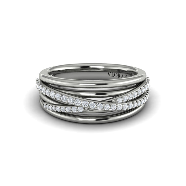 Diamond Twist Ring