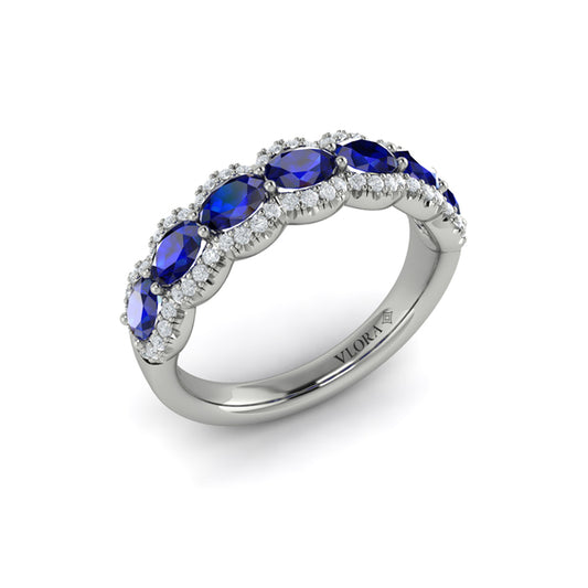 Diamond and Sapphire Statement Ring