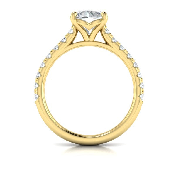 Classic Cathedral Engagement Ring