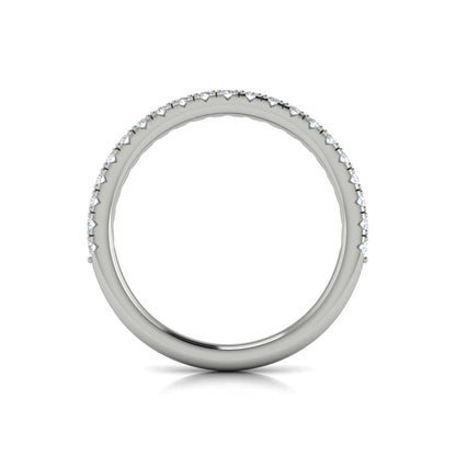Matching Band for Contoured Bezel Diamond Engagement Ring