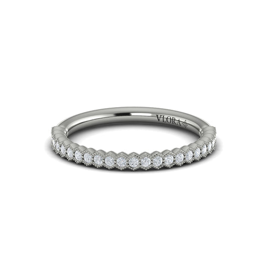 Stackables Wedding Band in Platinum by Vlora Bridal