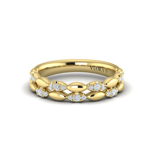 Diamond Marquise Link Band
