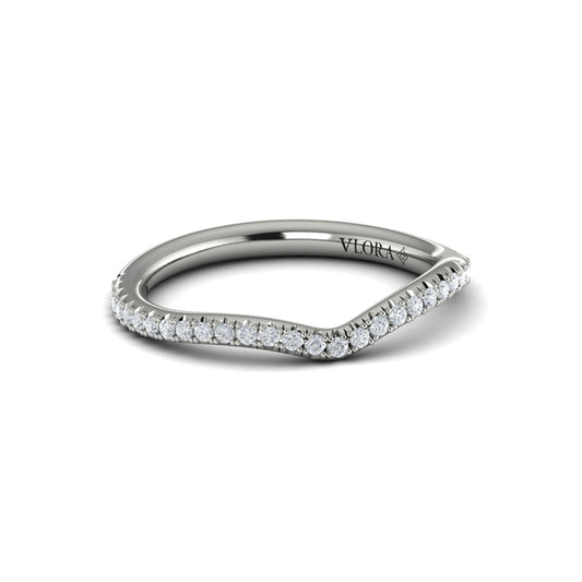 Matching Band for Bypass Oval Engagement Ring