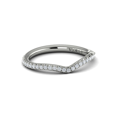 Matching Bands Wedding Band in Platinum by Vlora Bridal
