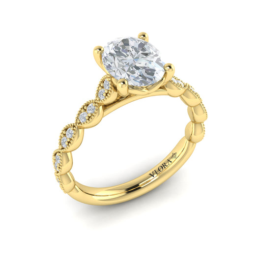 Unity Oval Engagement Ring