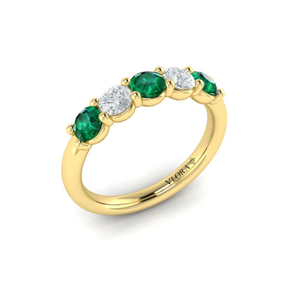 Emerald and Diamond Band