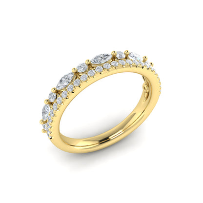 Marquise Duo Stackable Band