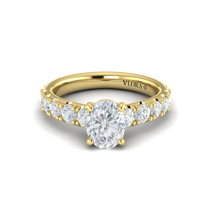 Luxe Classic Oval Engagement Ring