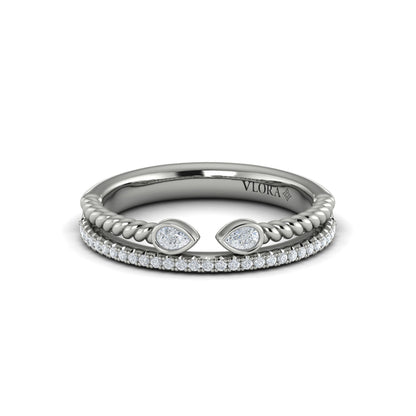 Marquise Duo Pavé Band
