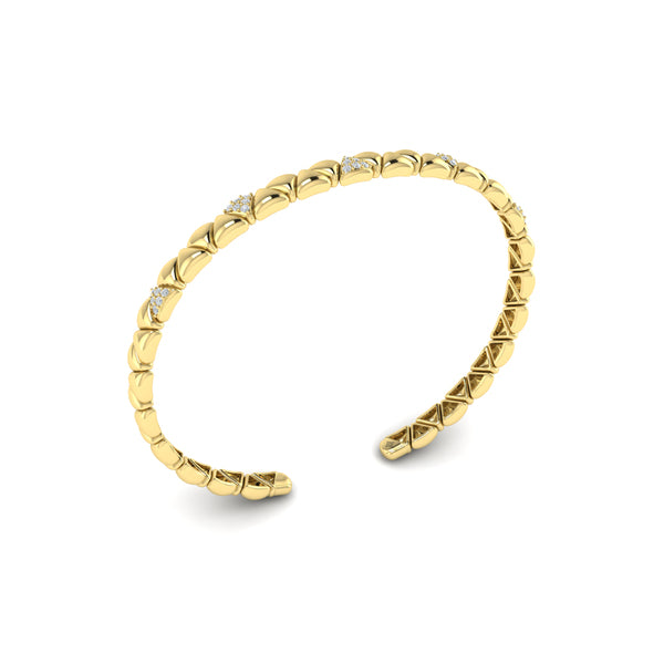 Diamond Trinity Bangle