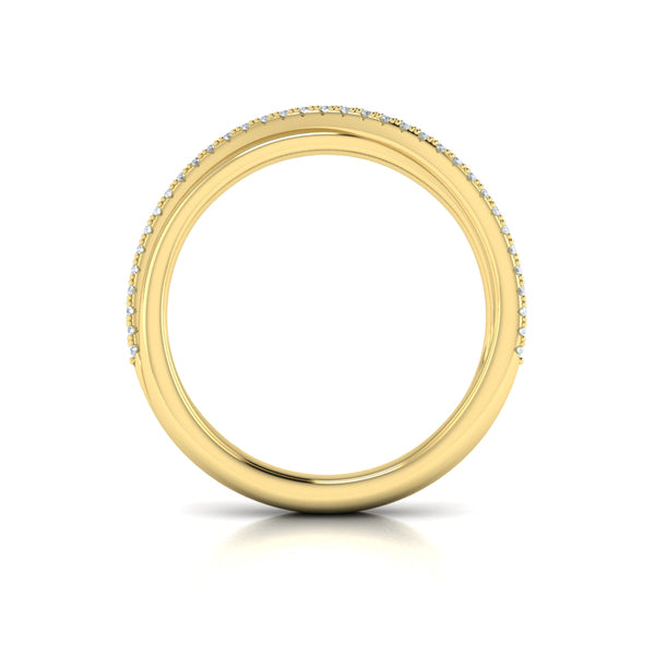 Delicate Wave Stackable Band