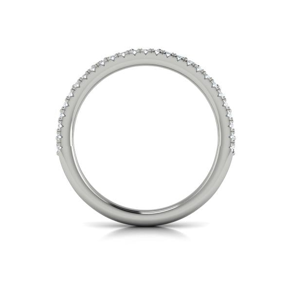 Stackable Bands Wedding Band in Platinum by Vlora Bridal