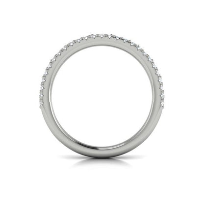 Stackable Bands Wedding Band in Platinum by Vlora Bridal