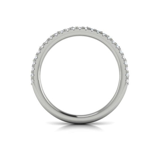 Stackable Bands Wedding Band in Platinum by Vlora Bridal