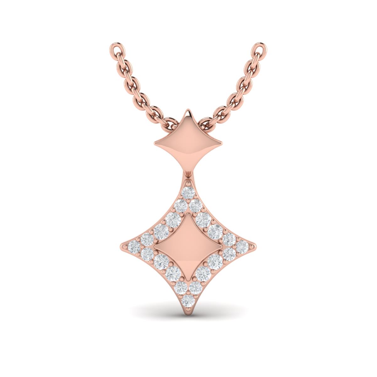Diamond Vlora Star Pendant Necklace