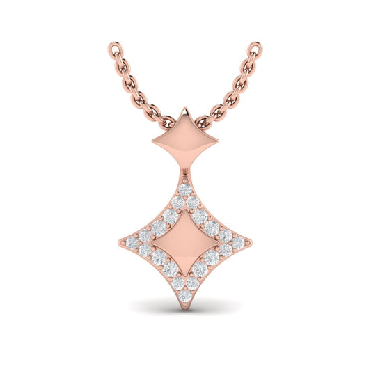 Diamond Vlora Star Pendant Necklace