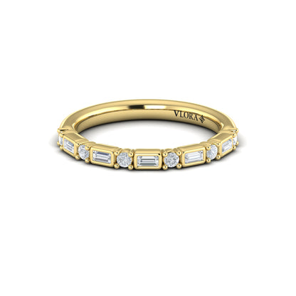 Brilliant Baguette Stackable Band