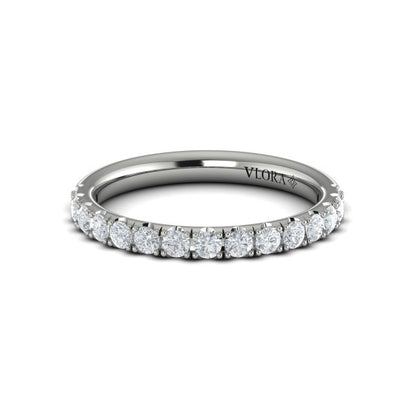 Matching Bands Wedding Band in Platinum by Vlora Bridal