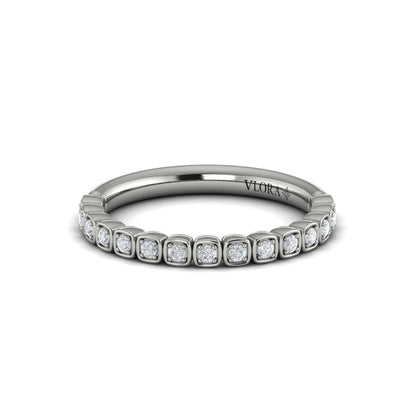 Stackables Wedding Band in Platinum by Vlora Bridal