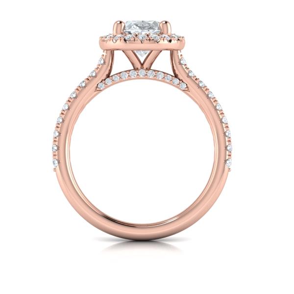 Timeless Oval Halo Engagement Ring