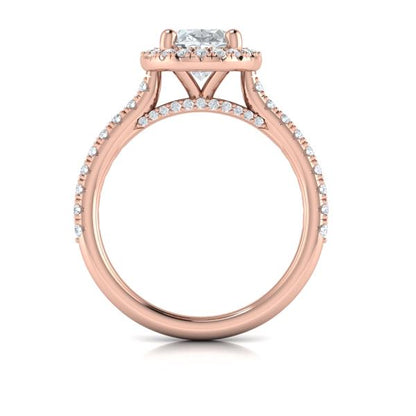 Timeless Oval Halo Engagement Ring