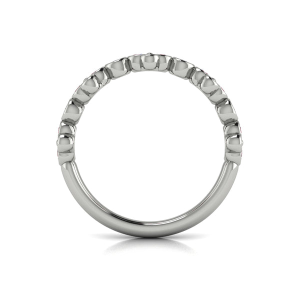 Stackables Wedding Band in Platinum by Vlora Bridal