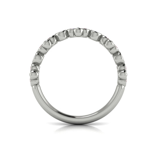Stackables Wedding Band in Platinum by Vlora Bridal